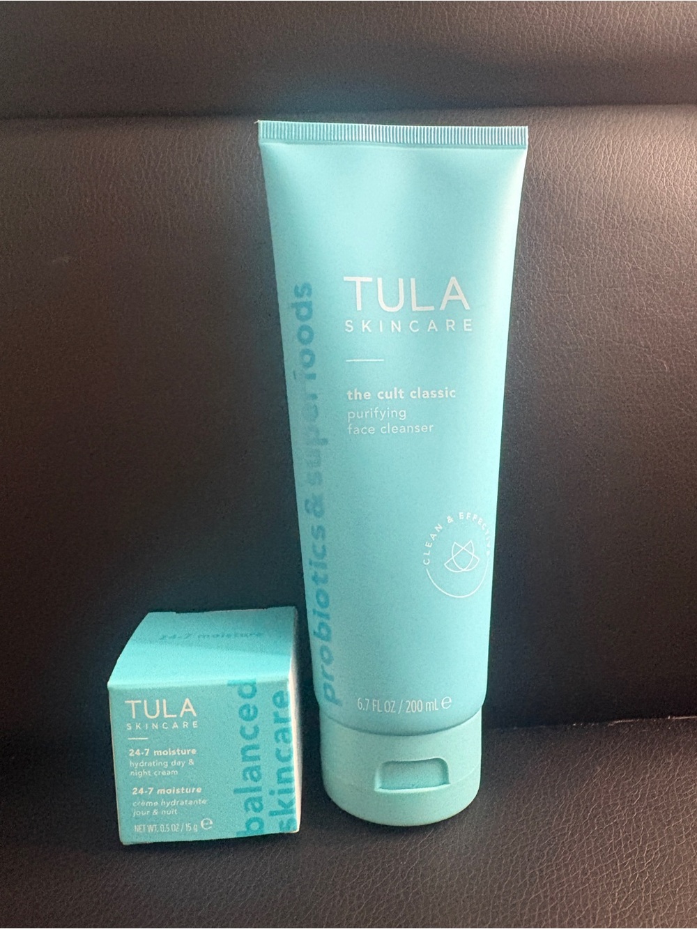 Tula Skincare Purifying Face Cleanser Tube in Aqua